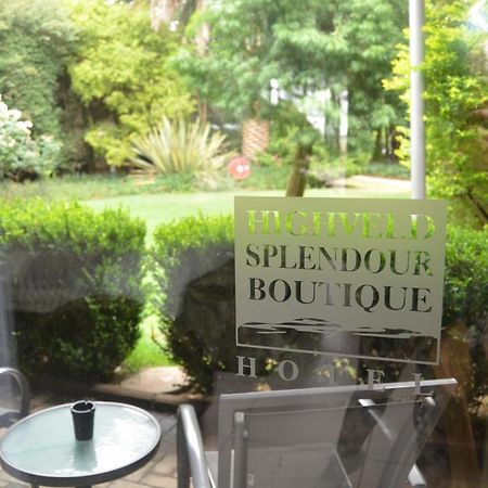 Highveld Splendour Boutique Bed And Breakfast Ermelo Exteriér fotografie
